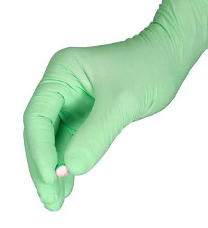 TN2000G Series (Class 100) Low Particle Nitrile Gloves for Controlled Environments, Extra Small,